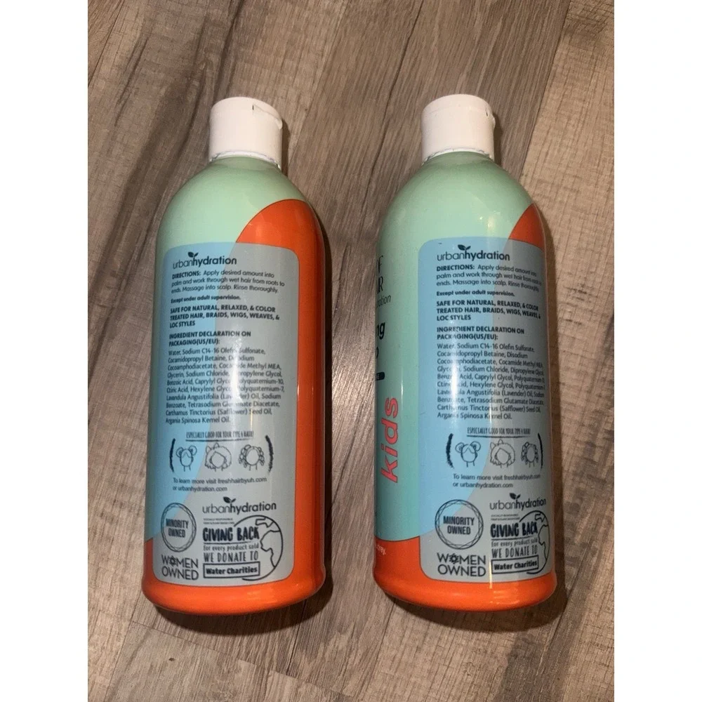 Breath of Fresh Hair Hydrating Detangling Kids Shampoo 12.1oz 2 pk